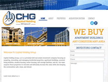 Tablet Screenshot of capitalholdingllc.com